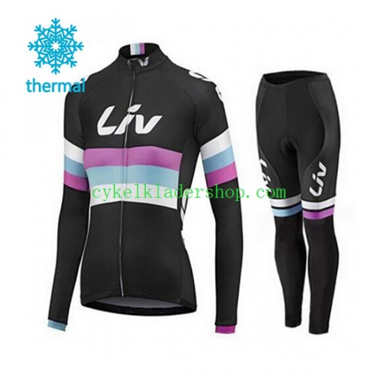 2015 CCC Liv Kvinnor Cykeltröja Långärmad och Cykeltights Vinter Thermal Fleece N001