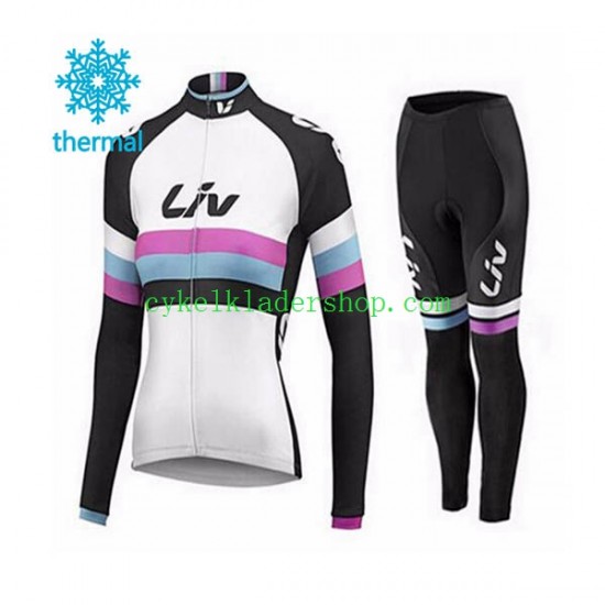 2015 CCC Liv Kvinnor Cykeltröja Långärmad och Cykeltights Vinter Thermal Fleece N002