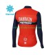 2017 Bahrain Merida Män Cykeltröja Vinter Thermal Fleece N001