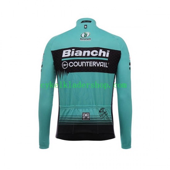 2017 Bianchi Countervail Män Cykeltröja Långärmad och Bib Cykeltights N001