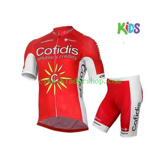 2017 Cofidis Pro Team Barn Cykeltröja och Cykelshorts N001