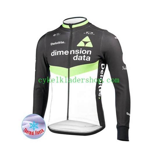 2017 Dimension Data Män Cykeltröja Vinter Thermal Fleece N001