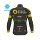 2017 Direct Energie Män Cykeltröja Långärmad och Bib Cykeltights Vinter Thermal Fleece N001