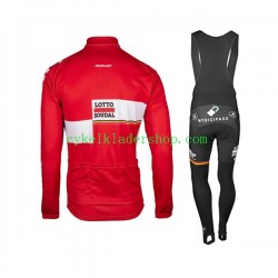 2017 Lotto Soudal Män Cykeltröja Långärmad och Bib Cykeltights N001