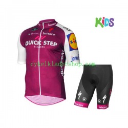 2017 Quick-Step Floors Barn Cykeltröja och Cykelshorts N003