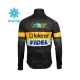 2017 Telenet Fidea Lions Män Cykeltröja Långärmad och Bib Cykeltights Vinter Thermal Fleece N001