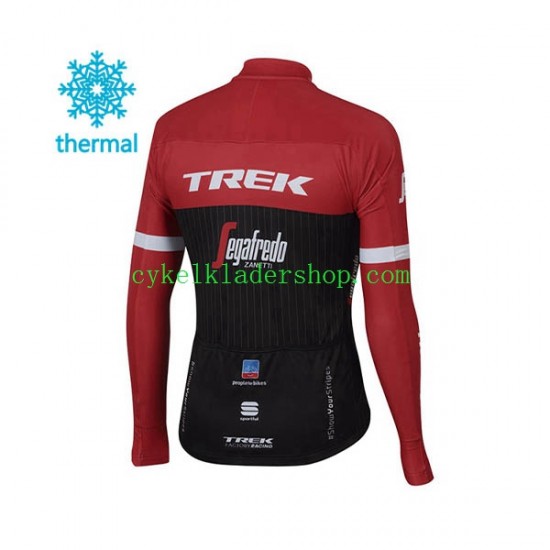 2017 Trek-Segafredo Män Cykeltröja Vinter Thermal Fleece N001