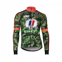2018 Armee De Terre Män Cykeltröja Långärmad och Bib Cykeltights N001