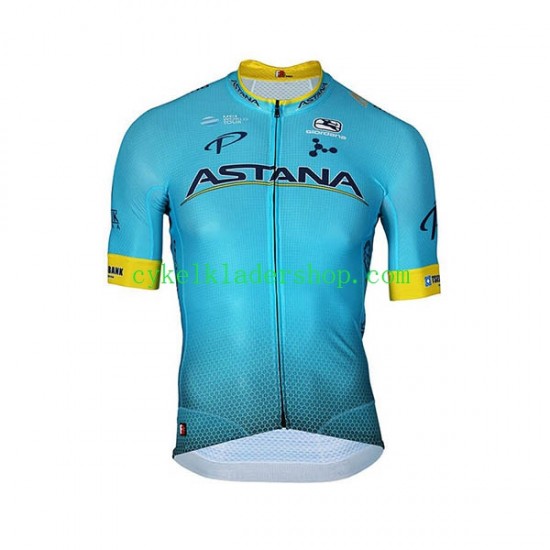 2018 Astana Pro Team Män Cykeltröja Kortärmad N001