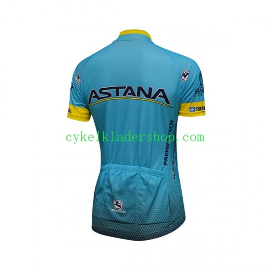 2018 Astana Pro Team Kvinnor Cykeltröja Kortärmad N001