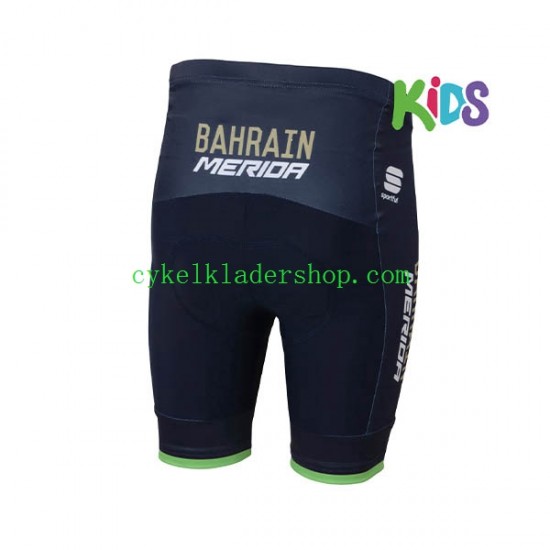 2018 Bahrain Merida Barn Cykelshorts N001