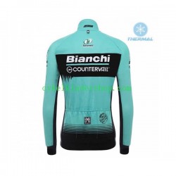 2018 Bianchi Countervail Män Cykeltröja Vinter Thermal Fleece N001