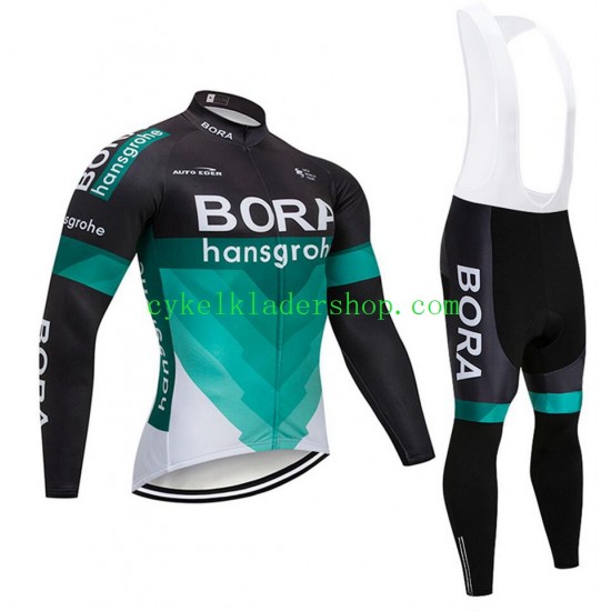 2018 Bora Hansgrohe Män Cykeltröja Långärmad och Bib Cykeltights N001