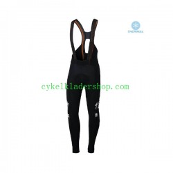 2018 Bora Hansgrohe Män Långa cykelbyxor med hängslen Vinter Thermal Fleece N001