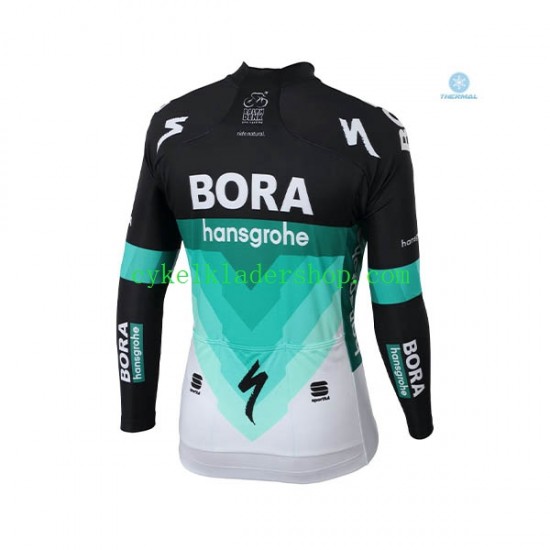 2018 Bora Hansgrohe Män Cykeltröja Vinter Thermal Fleece N001