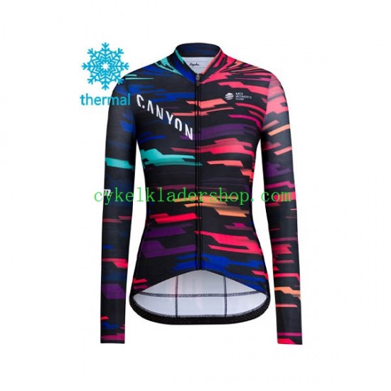 2018 Canyon–SRAM Kvinnor Cykeltröja Vinter Thermal Fleece N001