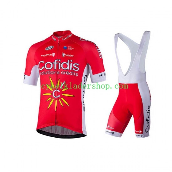 2018 Cofidis Pro Team Män Cykeltröja och Cykelshorts N001