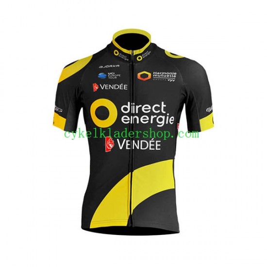 2018 Direct Energie Män Cykeltröja Kortärmad N001