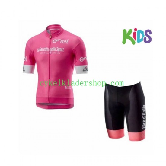 2018 Giro d Italia Barn Cykeltröja och Cykelshorts