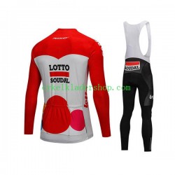 2018 Lotto Soudal Män Cykeltröja Långärmad och Bib Cykeltights N001