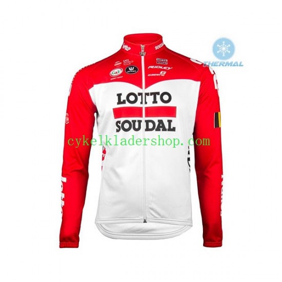 2018 Lotto Soudal Män Cykeltröja Vinter Thermal Fleece N001