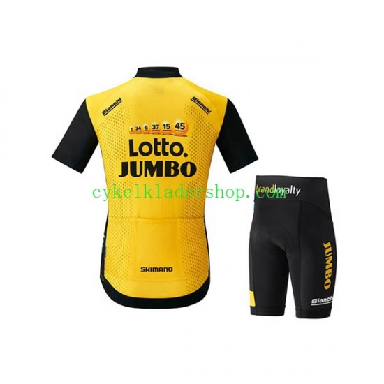 2018 LottoNL-Jumbo Män Cykeltröja och Cykelshorts N001