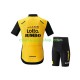 2018 LottoNL-Jumbo Barn Cykeltröja och Cykelshorts N001