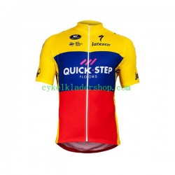 2018 Quick Step Ecuador Champion Män Cykeltröja Kortärmad