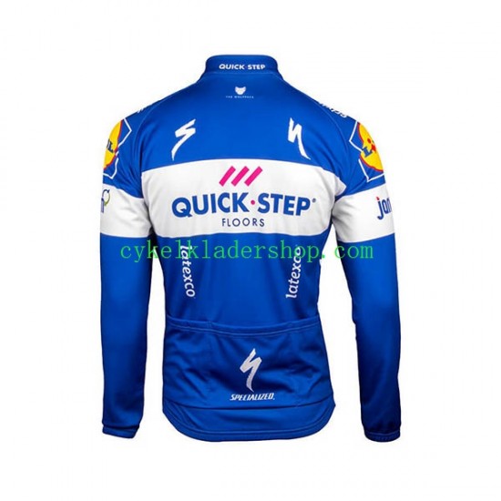 2018 Quick Step Floors Män Cykeltröja Långärmad N001