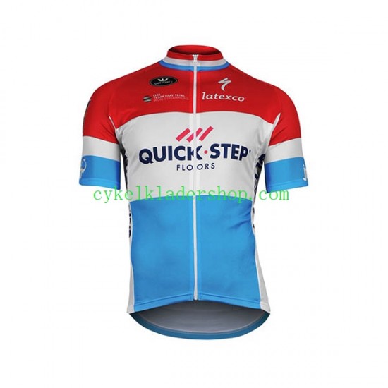 2018 Quick-Step Floors Män Cykeltröja Kortärmad N003