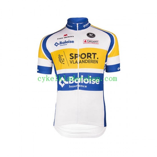 2018 Sport Vlaanderen-Baloise Män Cykeltröja och Cykelshorts N001