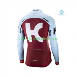 2018 Team Katusha Alpecin Män Cykeltröja Vinter Thermal Fleece N001