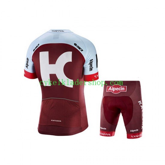 2018 Team Katusha Alpecin Män Cykeltröja och Cykelshorts N001