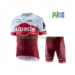 2018 Team Katusha Alpecin Barn Cykeltröja och Cykelshorts N001