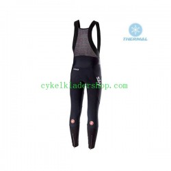 2018 Team Sky Män Cykeltröja Långärmad och Bib Cykeltights Vinter Thermal Fleece N001