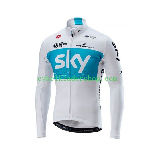 2018 Team Sky Män Cykeltröja Långärmad N001