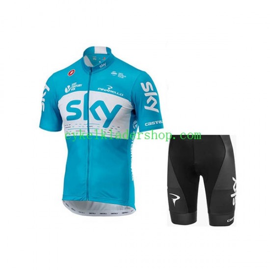 2018 Team Sky Män Cykeltröja och Cykelshorts N002