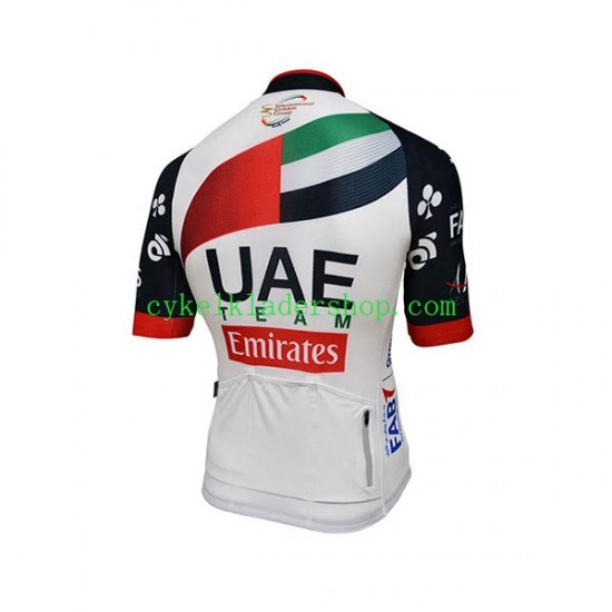 2018 Team UAE Män Cykeltröja Kortärmad N001