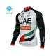 2018 Team UAE Män Cykeltröja Vinter Thermal Fleece N001