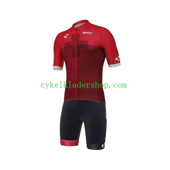 2018 Tour of Switzerland Män Cykeltröja och Cykelshorts N003