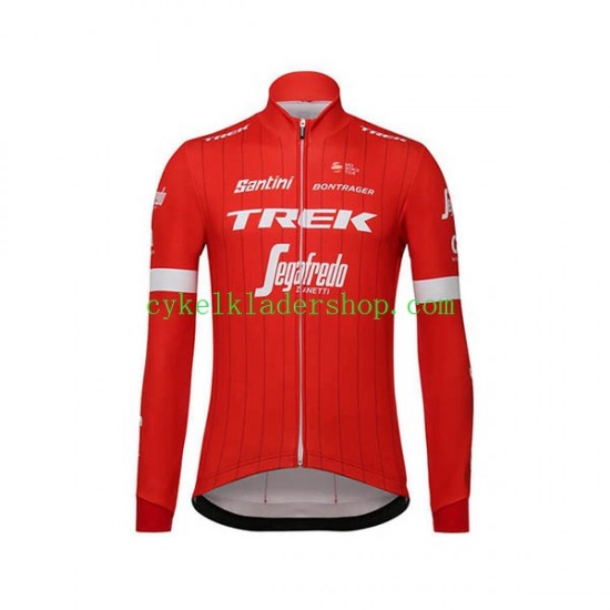 2018 Trek-Segafredo Män Cykeltröja Långärmad N001