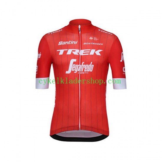 2018 Trek-Segafredo Män Cykeltröja Kortärmad N001