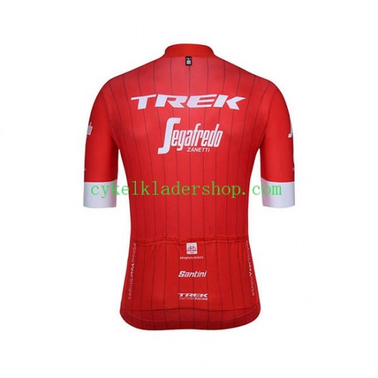 2018 Trek-Segafredo Män Cykeltröja Kortärmad N001