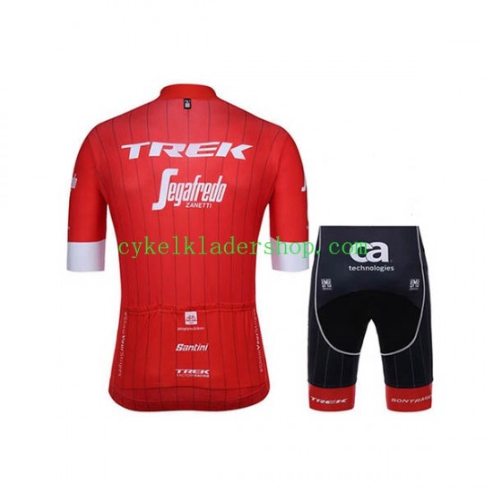 2018 Trek-Segafredo Män Cykeltröja och Cykelshorts N001