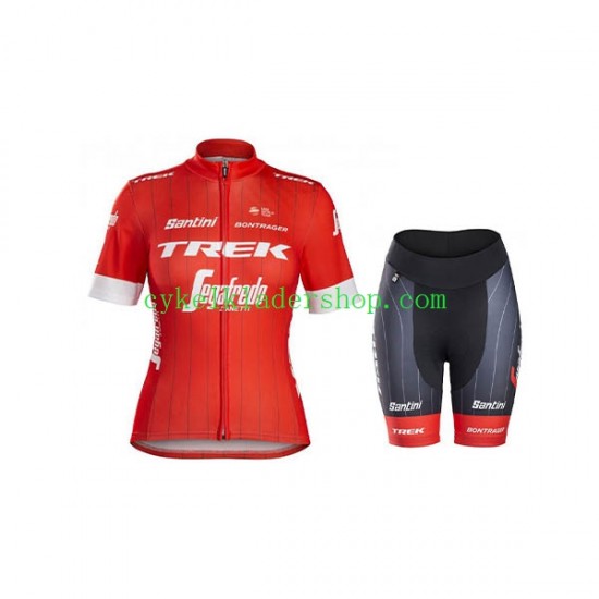 2018 Trek-Segafredo Kvinnor Cykeltröja och Cykelshorts N001