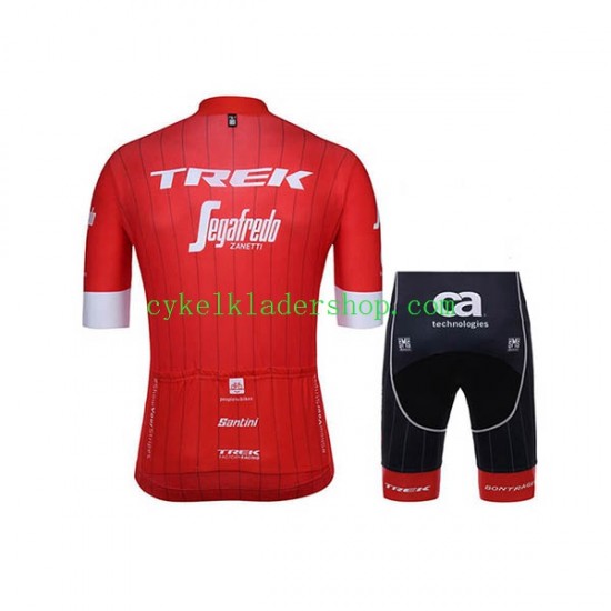 2018 Trek-Segafredo Barn Cykeltröja och Cykelshorts N001