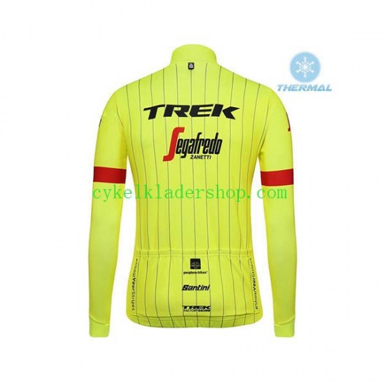 2018 Trek-Segafredo Män Cykeltröja Vinter Thermal Fleece N002