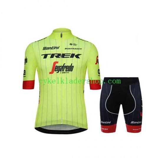 2018 Trek-Segafredo Män Cykeltröja och Cykelshorts N002