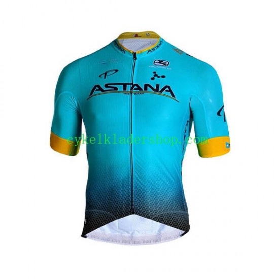 2019 Astana Pro Team Män Cykeltröja Kortärmad N001