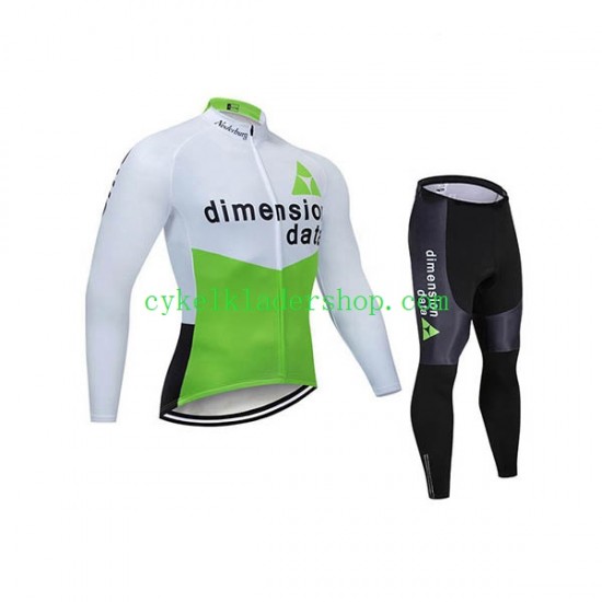 2019 Dimension Data Män Cykeltröja Långärmad och Cykeltights N001